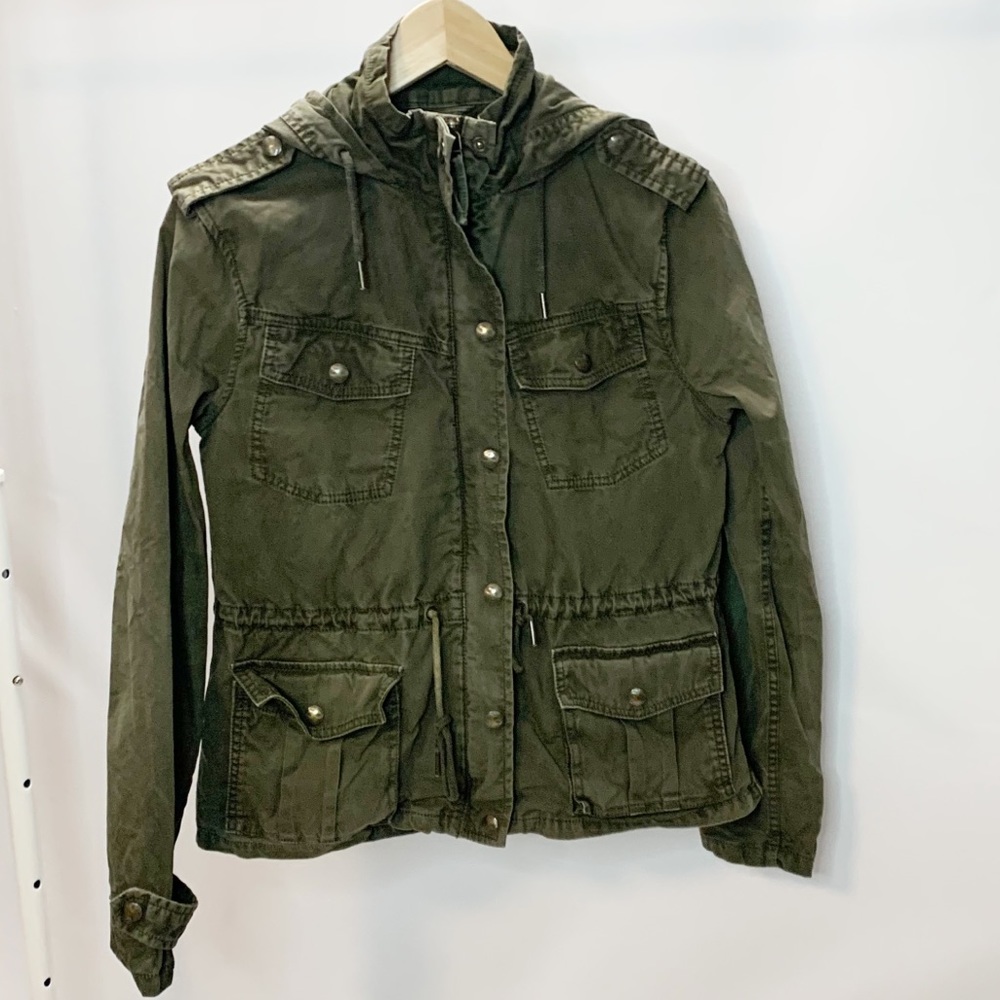 Talula Cargo Army Green Jacket - SZ small